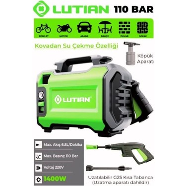 Lutian LT2161-1400 1400 Watt - 110 Bar - 6.5 Litre/dakika - Fiyatı