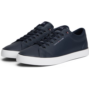 Tommy Hilfiger Lacivert Erkek Sneaker Th Hı Vulc Core Low Fiyatı