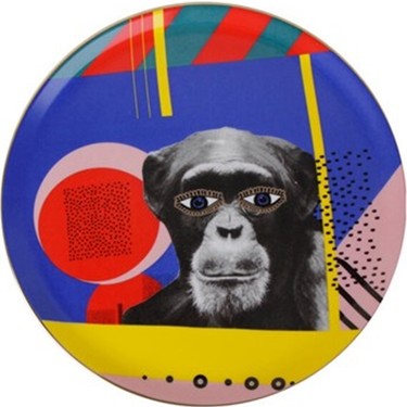 Porland Wild Life Monkey Düz Tabak 28 Cm Fiyatı