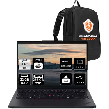 Lenovo Thinkpad T14 Gen 5 Intel Core Ultra 7 155U 32GB 256GB Fiyatı