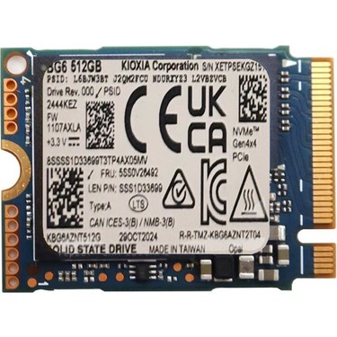 Kioxia Bg6 512GB 22X42 M.2 Nvme SSD Fiyatı - Taksit Seçenekleri