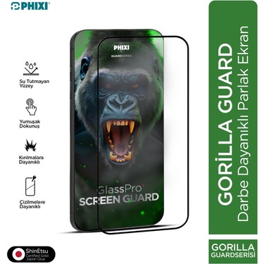 Phixi Gorilla Guard iPhone 16 Pro Kırılmaz Cam – Hd Fiyatı