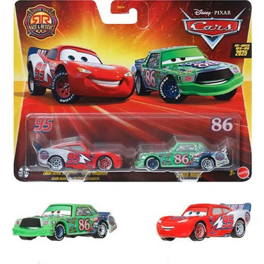 ミニカー Disney Pixar Cars mattel chet Boxcar Disney Pixar Cars - Ikili Karakter Araçlar Lihtning Mcqueen Fiyatı