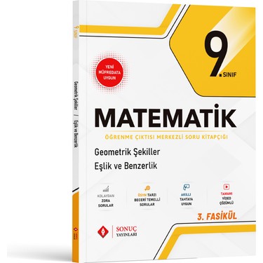 Sonuç Yayınları 9.sınıf Matematik Modüller Set 2026 Güncel Kitabı