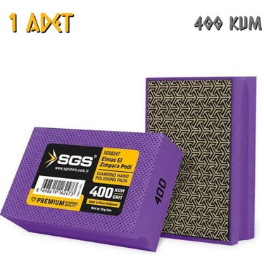 Sgs Islak ve Kuru Elmas El Zımpara Pedi - 400 Kum - 1 Adet Fiyatı