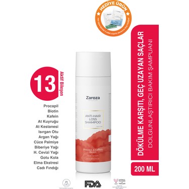 Zaroza Saç Dökülmesine Karşı Procapil & Biotin & Kafein Fiyatı