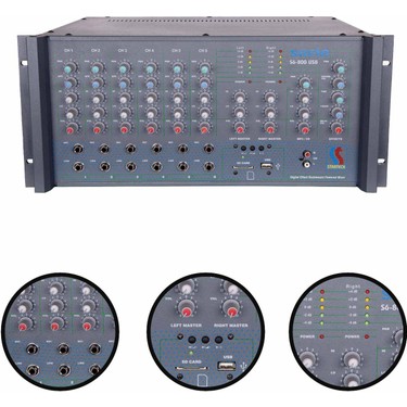 Startech Safir S6-800T 2X400W Hat Trafolu Stereo Küp Anfi Fiyatı
