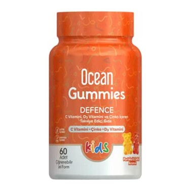 Orzax Ocean Smart Gummies Defence 64 Adet C Vitamini D Fiyatı