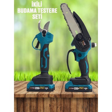 Germany Style Grm 99880 Çift Akülü 2 Li Set Şarjlı Ağaç Dal Fiyatı