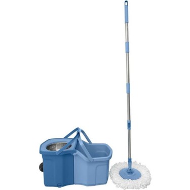 Twin Turbo Pedallı Çelik Mop Set, Temiz ve Kirli Suyu Ayıran Fiyatı