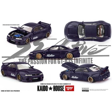 Mini Gt 1/64 Kaidohouse Nissan Skyline Gt-R (R33) Active Fiyatı