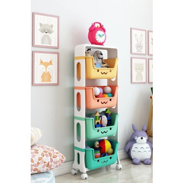 Candy Çok Amaçlı Oyuncak Dolabı Çok Amaçlı Oyuncak Sepeti Fiyatı