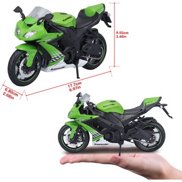 1:18 Kawasaki Ninja ZX-10R Model Motor 39025-05 Fiyatı