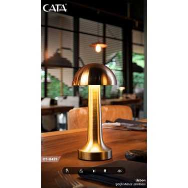 CATA-CT-8429-LİZBON Antik Şarjli Masa Lambasi Lzwdr Fiyatı