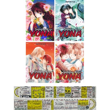 Şafağın Kızı Yona 1-2-3-4. Ciltler Manga Seti + Mat. Öğreten Kitabı