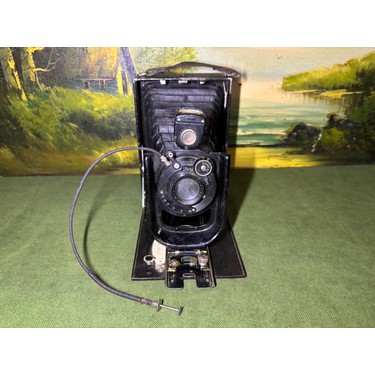 Zeiss Ikon Antika Körüklü Fotoğraf Makinası Büyük Boy 19 cm Fiyatı