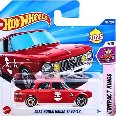 Hot Wheels Alfa Romeo Giulia Tı Super - Kırmızı (1/64) 2025 Fiyatı
