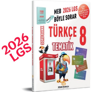 2026 LGS Türkçe Tematik Soru Bankası Kitabı ve Fiyatı