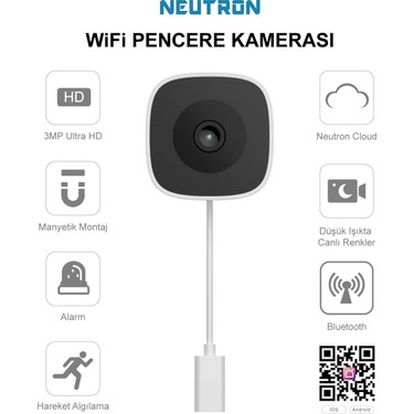 Neutron NTL-IP15GS-3MP Wifi Pencere Kamerası Fiyatı