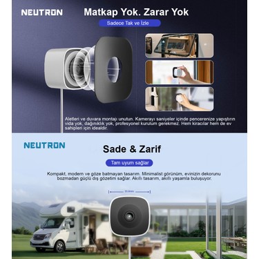 Neutron NTL-IP15GS-3MP Wifi Pencere Kamerası Fiyatı