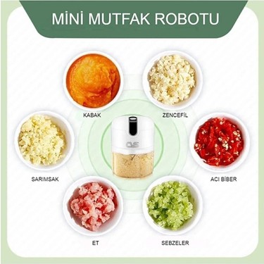 CVS DN-3559 Kablosuz Şarjlı Gıda Doğrayıcı Yeşil- Kompakt Fiyatı