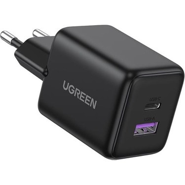 Ugreen 30W Gan Hızlı Şarj Cihazı 2 Portlu, 1xusb-A, 1xusb-C, Fiyatı