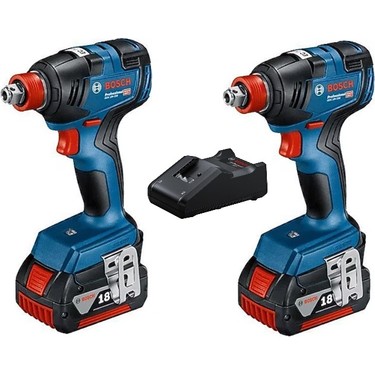 Bosch Gdx 18V-200 Çift Akülü Ikili Somun Sıkma Seti 5.0AH Fiyatı