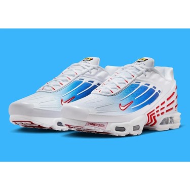 nike air max plus 3 white and blue