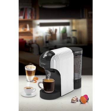 Kiwi Kcm-7597 Multikapsül Kahve Makinesi Beyaz Nespresso / Fiyatı