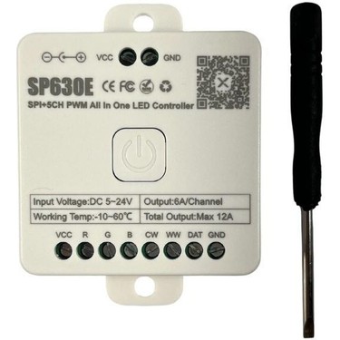 SP630E Bluetooth Müzik Pixel Şerit LED + 5 Kanal Rgbw+Ww LED Fiyatı