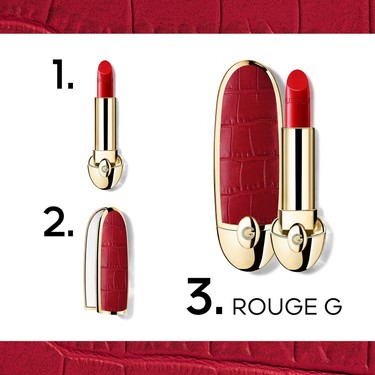 口紅 GUERLAIN Rouge G 518 Le Rose Blush Rouge G - Ruj Satin - 518 Le Rose Blush (3,5g) Fiyatı