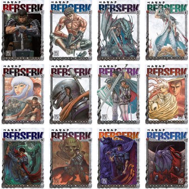 Destek Yayınları Berserk Manga Seti 1-12 Ciltler Kentaro Kitabı