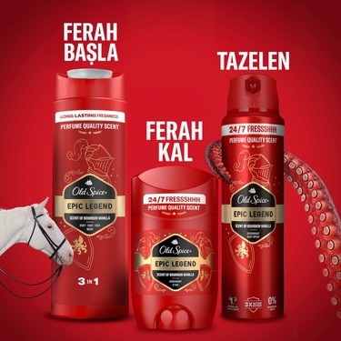 Old Spice Epic Legend Erkek Sprey Vücut Deodorantı 150 ml Fiyatı