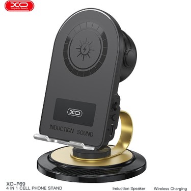 XO-F69 4 In 1 Cep Telefonu Standı - Bluetooth Hoparlör ve Fiyatı