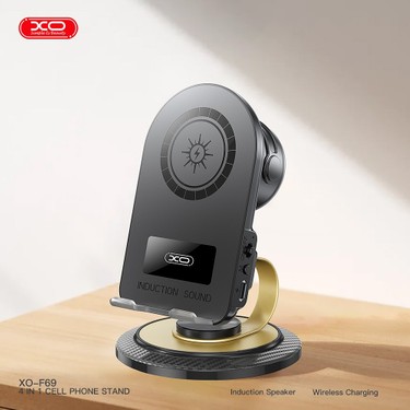 XO-F69 4 In 1 Cep Telefonu Standı - Bluetooth Hoparlör ve Fiyatı
