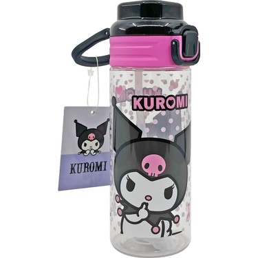Wiggle Kuromi 500 ml Kapaklı Suluk Sızdırmaz Tasarım Pembe Fiyatı