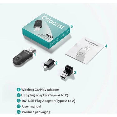 Ottocast Mini 2in1 Android ve Apple Cihazlar Için Fiyatı