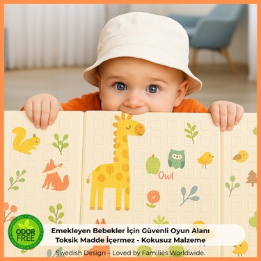 Sweden Baby Happy Jungle Çift Taraflı Katlanabilir Oyun Fiyatı