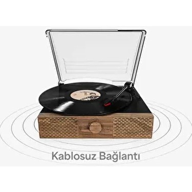 Doob Audio DB-9191 Rustik Ahşap Pikap Dahili Hoparlör ve Fiyatı