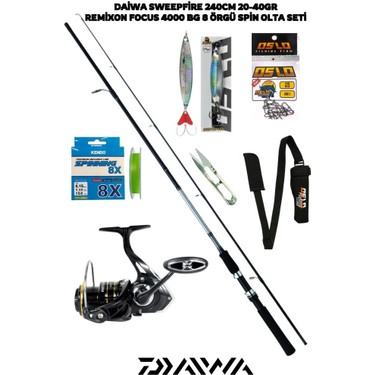 Daiwa Sweepfire 240CM 20-40GR Remixon Focus Bg 4000 8 Örgü Fiyatı