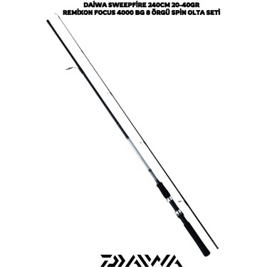 Daiwa Sweepfire 240CM 20-40GR Remixon Focus Bg 4000 8 Örgü Fiyatı