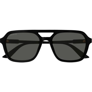 Gucci Gg 1823SA 001 57 Erkek Pilot Siyah Kemik Güneş Gözlüğü Fiyatı