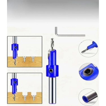 Dmax Ahşap Havşa Matkap Ucu 3 mm Uzun Ömürlü Tasarım Metal Fiyatı