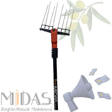 Midas Pro T134V / 230-310 Akülü Tek Taraklı Zeytin Hasat Fiyatı