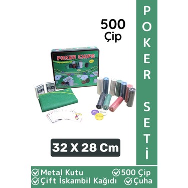 Luxery Blackjack Texas Holdem Casino 500 Poker Çipi Çift Fiyatı