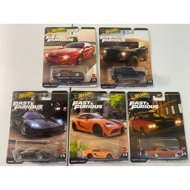 Hot Wheels Premium Fast & Furious 5'li Diecast Araba Seti Fiyatı