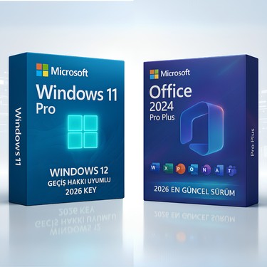 Microsoft Windows 11 Pro + Office 2026/2024 Pro Plus Key Fiyatı