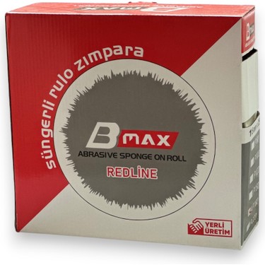 Bmax Süngerli Rulo Zımpara 115MM (P180) 25 Metre Fiyatı