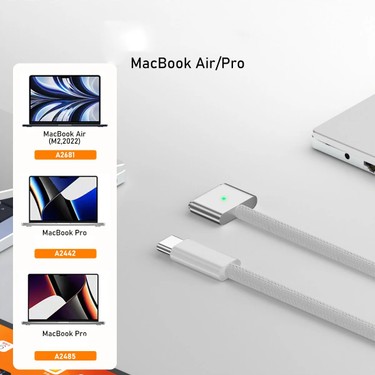 Nezih Case Apple Macbook Usb-C - Magsafe 3 Hızlı Sarj Fiyatı