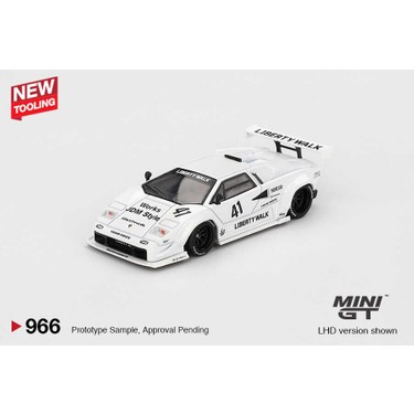 Mini Gt 1:64 Lamborghini Countach Lb-Works White 2024 Tokyo Fiyatı